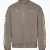 2026 PUMA x Porsche Legacy Pepita Lifestyle Black and White Taupe Jacket