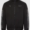 2026 PUMA x Porsche Legacy Pepita Lifestyle Black and White Taupe Jacket Sale