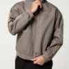 2026 PUMA x Porsche Legacy Pepita Lifestyle Taupe Jacket