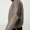 2026 PUMA x Porsche Legacy Pepita Lifestyle White Taupe Jacket