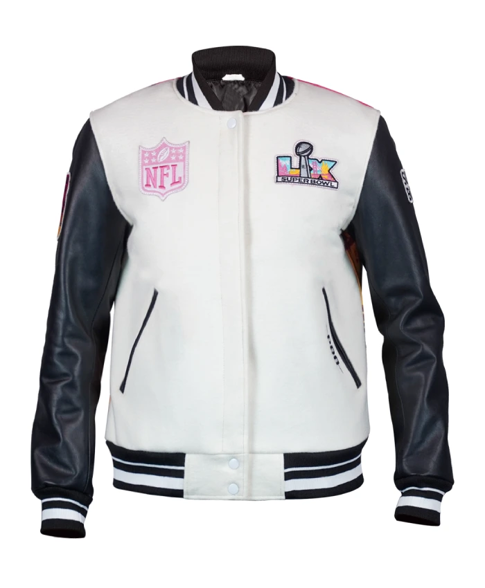 2026 San Francisco Bay Super Bowl LX Varsity Jacket For Womens