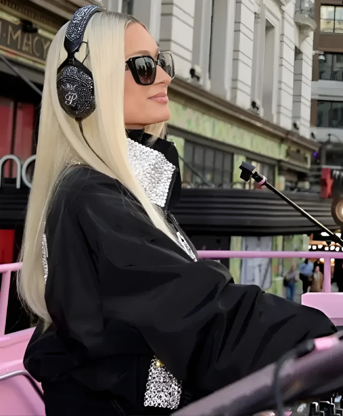2026 Spring Campaign Paris Hilton Black Jacket