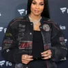 2026 Super Bowl Party Ciara Black Racing Bomber Jacket