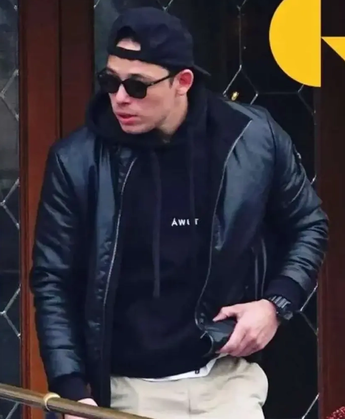 2026 TV Series The Beauty Anthony Ramos Black Leather Jacket