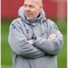 2026 World Cup Training Session Brian Riemer Full Zip Closure Team Crest Gray Hummel Training Hooded Jacket