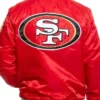 49ERS SF Satin Bomber Jacket