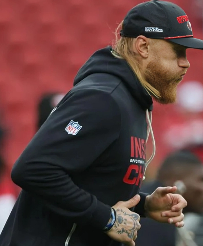 49ers George Kittle 2025 Inspire Change Hoodie - Image 3