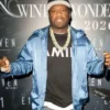 50 Cent New Year Eve Blue Jacket
