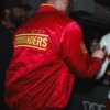 50 Cent Washington Commanders Red Jacket
