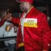 50 Cent Washington Commanders Satin Jacket