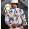68th Grammy Awards 2026 Red Carpet Jamie Foxx Patchwork Houndstooth Suit