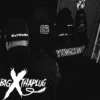 6WA Rolling Stone Black Varsity Jacket For Sale