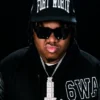 6WA Rolling Stone Black Varsity Jacket Sale