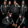 6WA Rolling Stone Black Varsity Jackt
