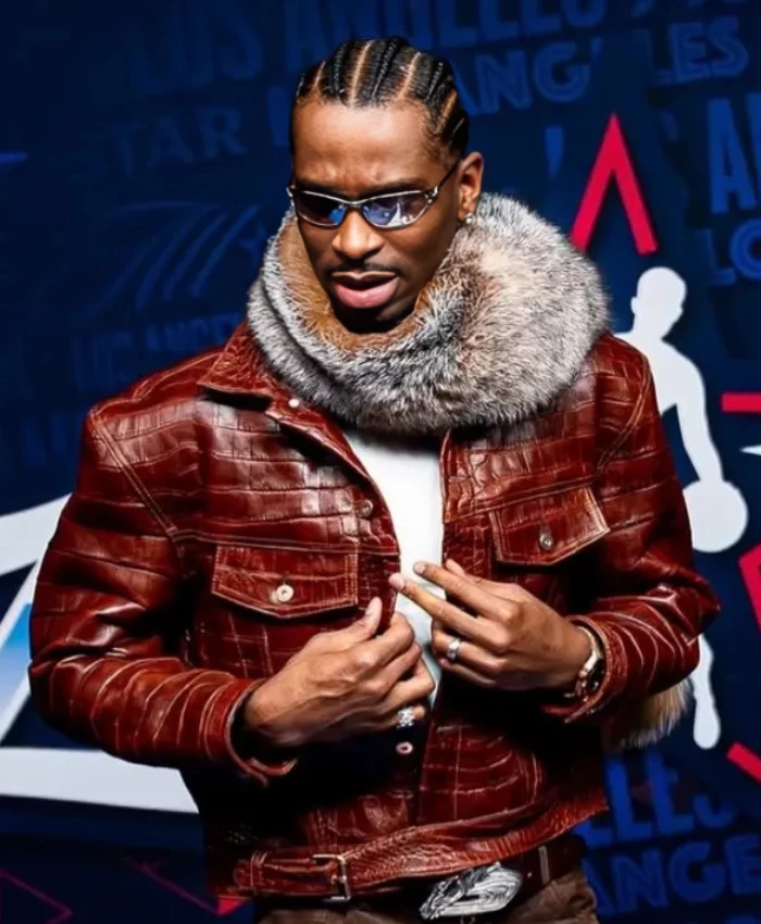 75th All Star Game Shai Gilgeous Alexander Leather Jacket