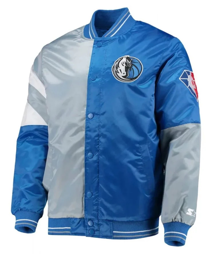 75th Anniversary Leader Dallas Mavericks Satin Color Block Jacket