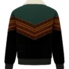 80s Aztec Suede Bomber Jacket