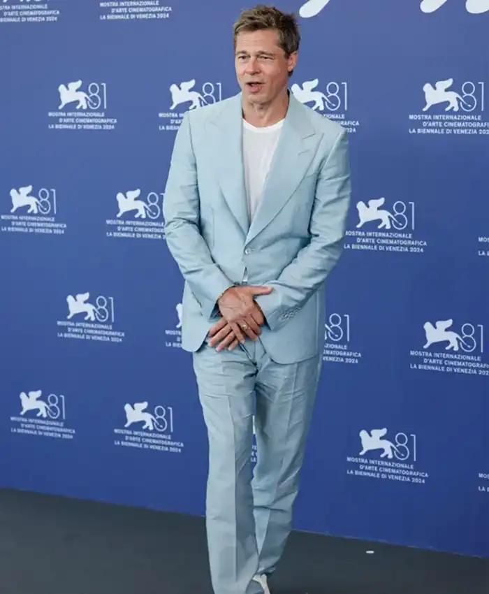 81st Venice International Film Festival Brad Pitt Suit For Unisex