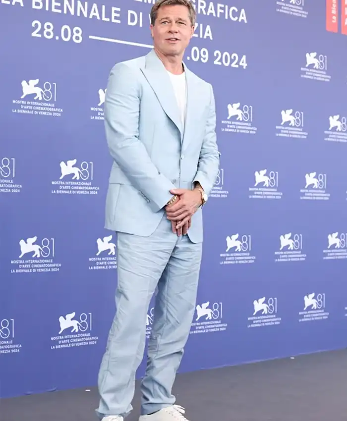 81st Venice International Film Festival Brad Pitt Suit