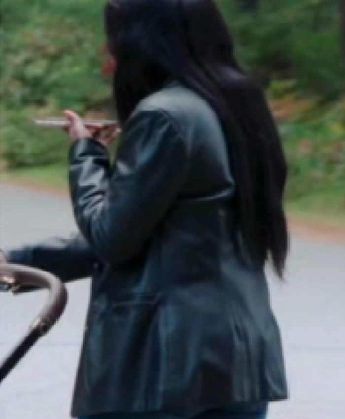 90 Day Fiance S11 Mina Leather Blazer