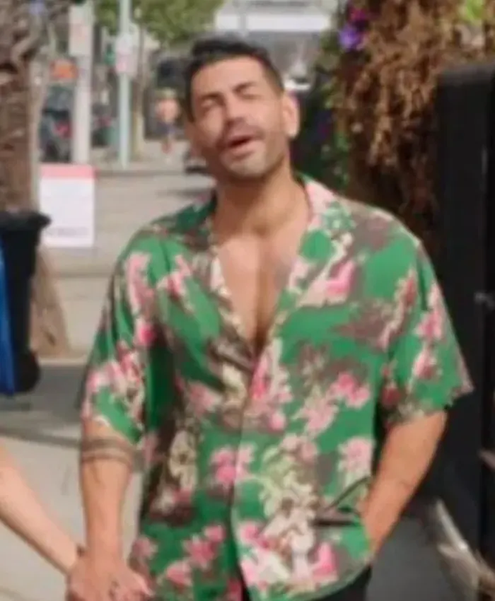 90 Day Fiance S11 Sarper Green Floral Shirt