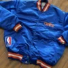 90s Starter Cleveland Cavaliers Cavs Blue Varsity Jacket