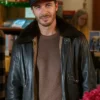 A Cherry Pie Christmas Ryan Carnes Leather Jacket