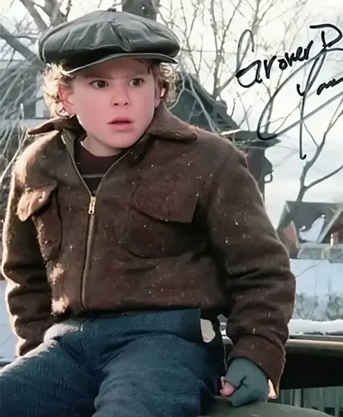 A Christmas Story Grover Dill Brown Wool Jacket