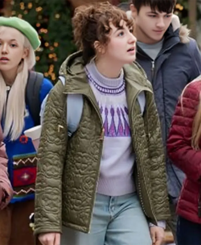 A Dance In The Snow Jenny Puffer Hooded Jacket