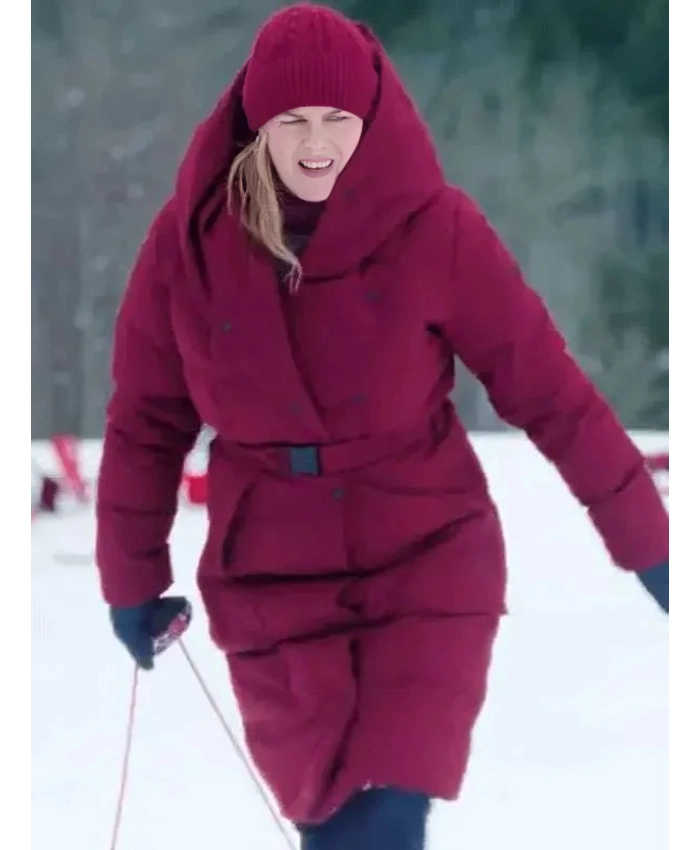 A Merry Little Ex Mas Kate Holden Hooded Puffer Coat