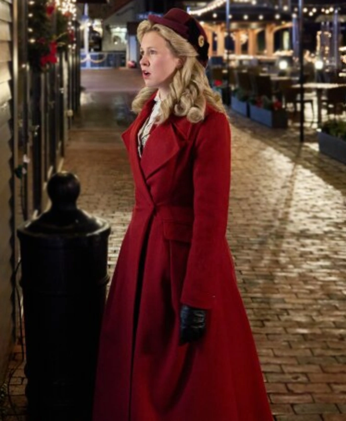 A Newport Christmas 2025 Ginna Claire Mason Red Coat - Image 2