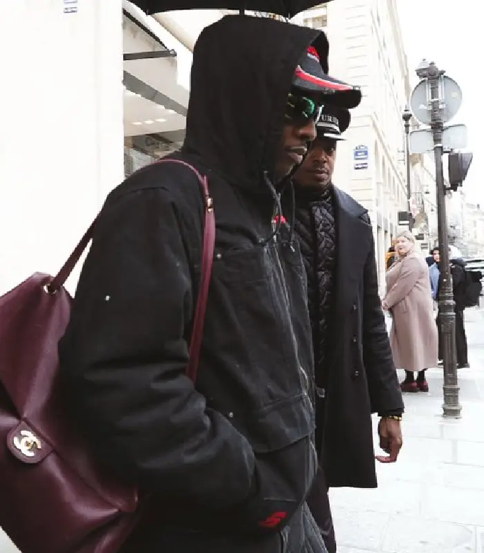 AAP Rocky Black Hooded Jacket