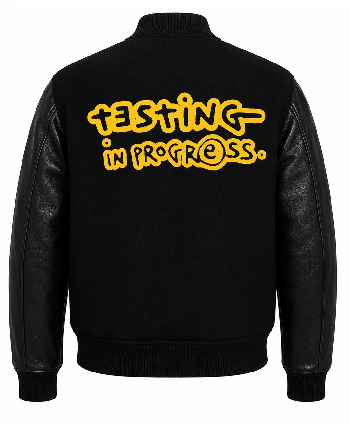 A$AP Rocky Letterman Black Varsity Jacket