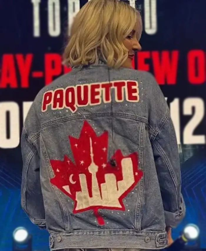 AEW All Out Toronto Renee Paquette Denim Jacket