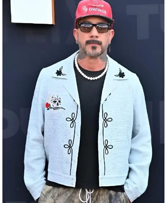 AJ McLean Netflix Tudum 2025 Blue Shacket