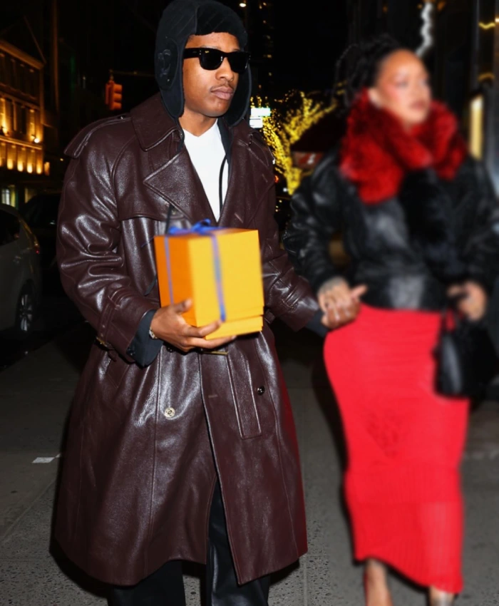 Alternative view of ASAP Rocky NYC Valentines Day Leather Coat