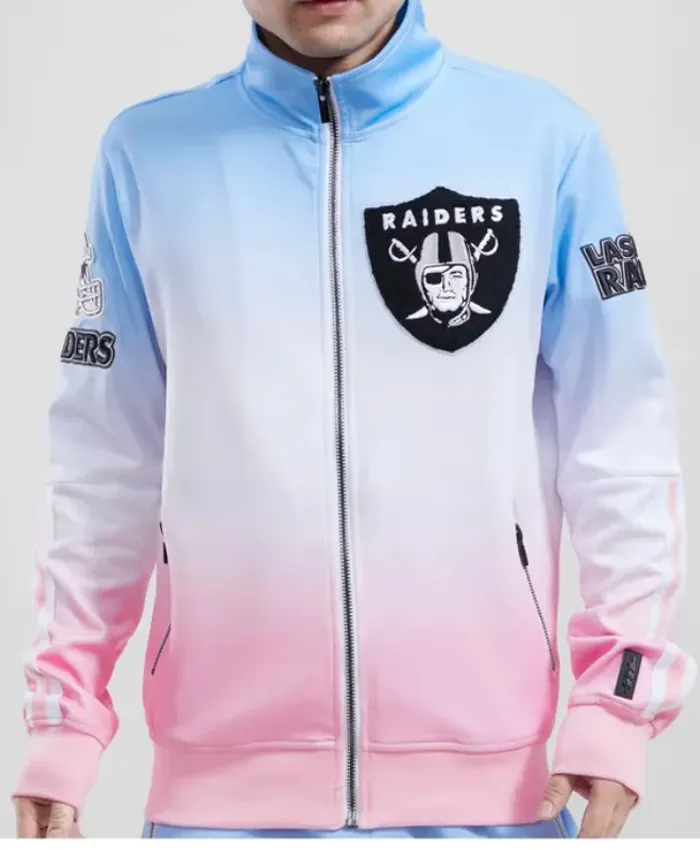 Aaron Las Vegas Raiders Full Zip Track Jacket