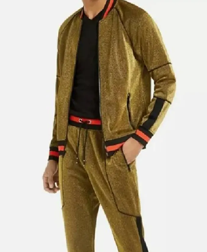 Abbott Elementary S04 Track Rib Knit Jacket