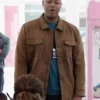 Abbott Elementary S05 Luke Tennie Suede Leather Jacket