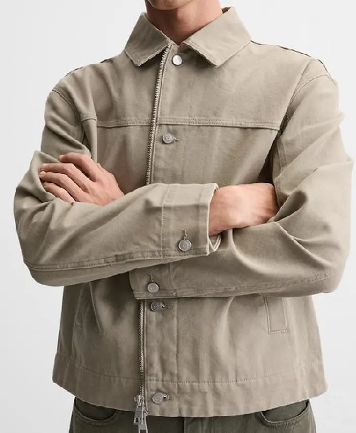 Abbott Elementary S4 Matthew Law Beige Jacket