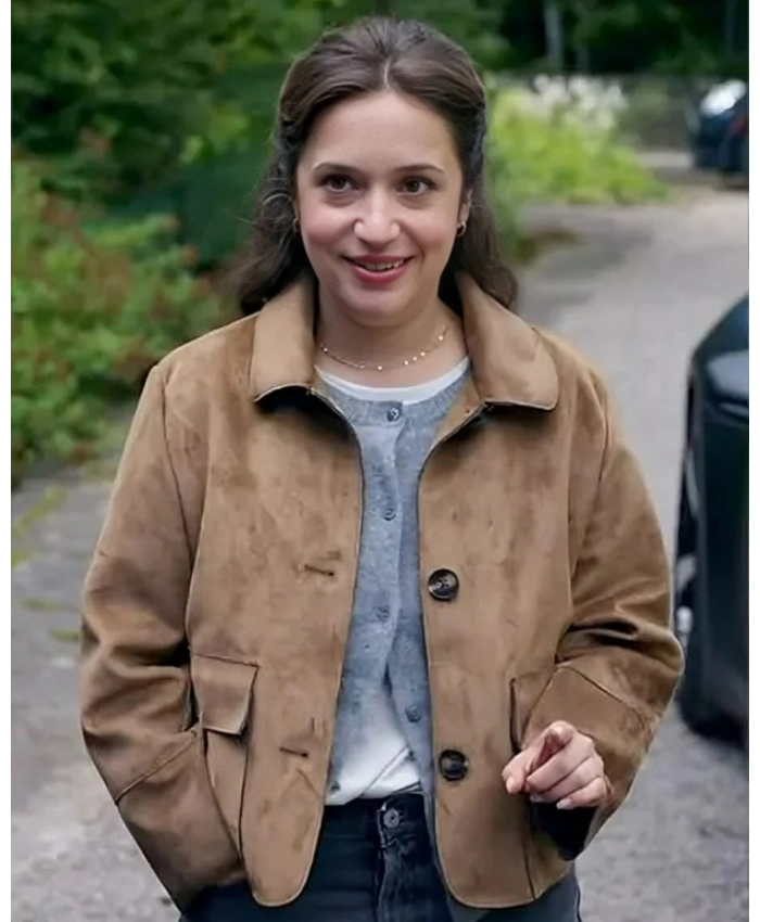 Ghosts US Abby Pinkus Suede Cropped Jacket