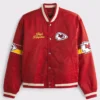 Abercrombie Chiefs Red Varsity Jacket
