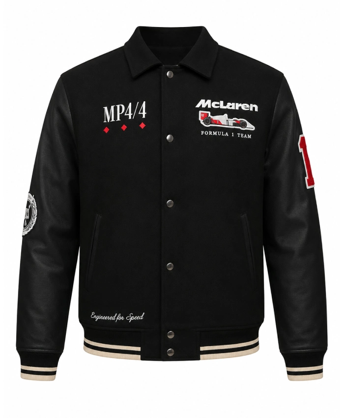 Abercrombie and Fitch McLaren Embroidered Jacket