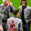 Ac Milan Grey Varsity Jacket