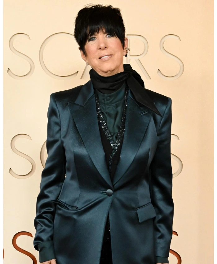 Diane Warren Oscar 2026 Blue Suit
