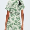 Access Daily 2025 Adrianna Costa Print Leaf Romper