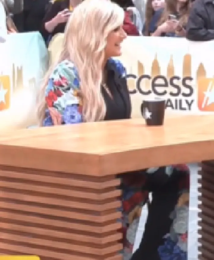 Access Daily 2025 Trisha Yearwood Black Floral Blazer