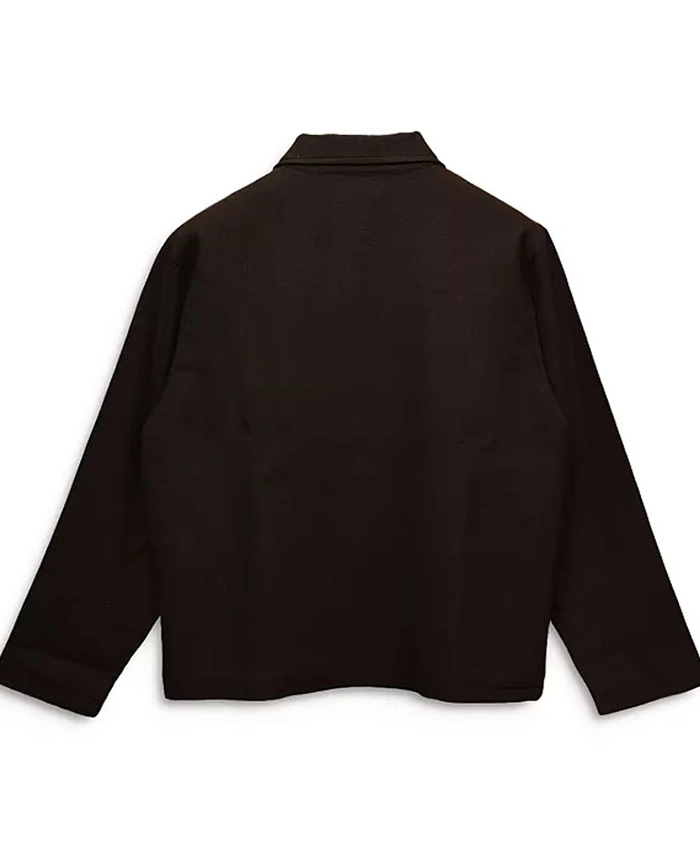 Access Hollywood Scott Evans Embroidered Brown Jacket - Image 3