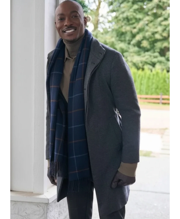 Adam Kade Tidings For The Season 2025 B. J. Britt Grey Wool Coat