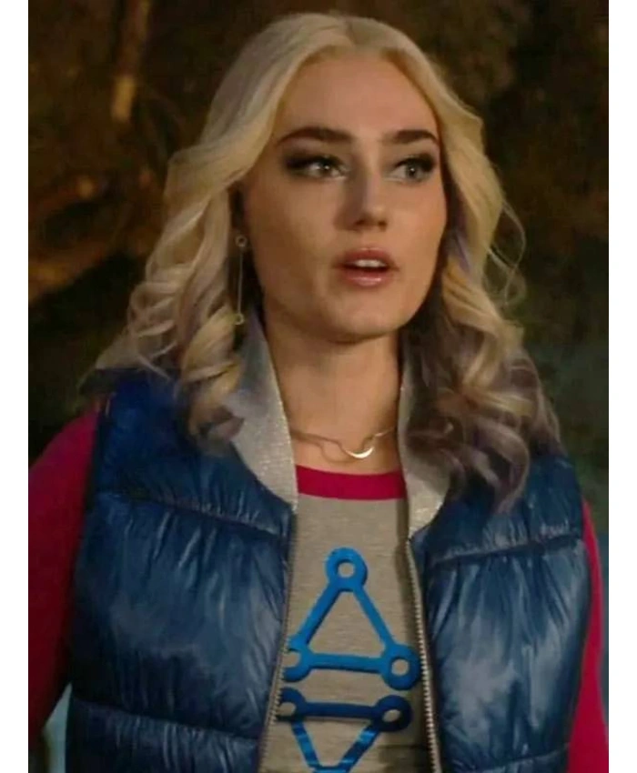 Addison Zombies 4 Dawn Of The Vampires Meg Donnelly Parachute Blue Vest